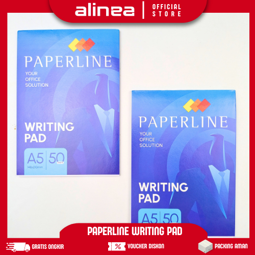 

Catatan Notebook Paperline Writing Pad/Notepad A5 Isi 50 Lembar Note untuk Kantor Sekolah