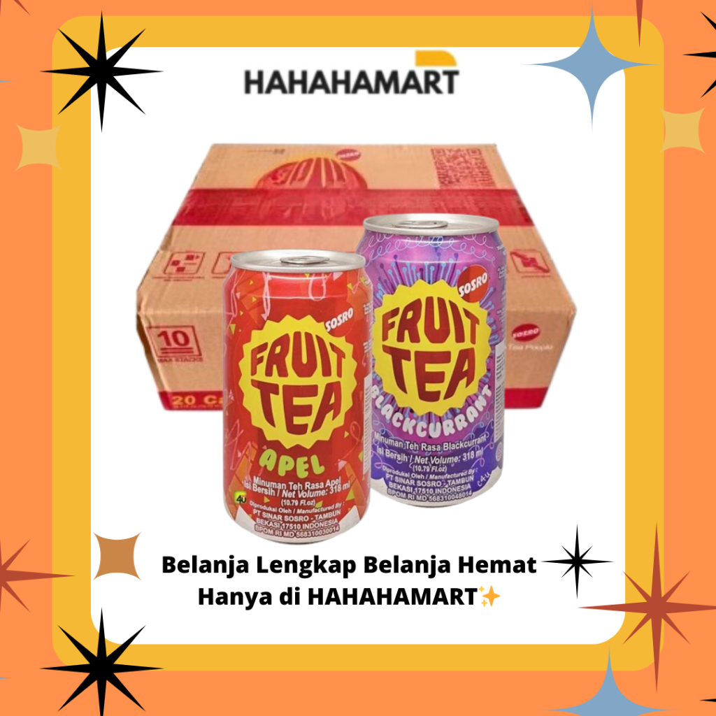 

Fruit Tea Kaleng 318ml Harga Karton Isi 20 Pcs