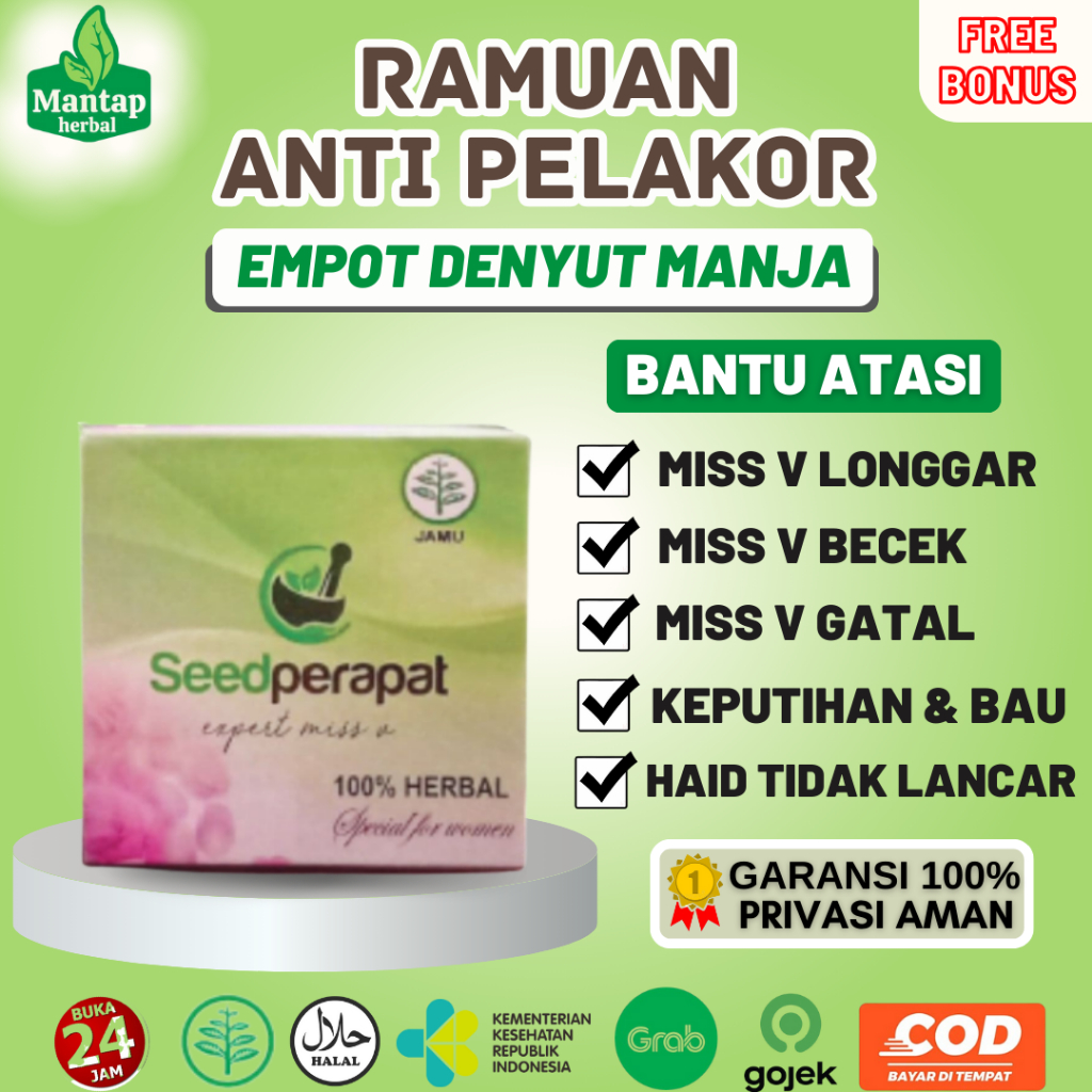 Seed Perapat Obat Jamu Pelancar Haid Mens Menstruasi Tidak Lancar Haid Ampuh Obat Telat Terlambat Ha