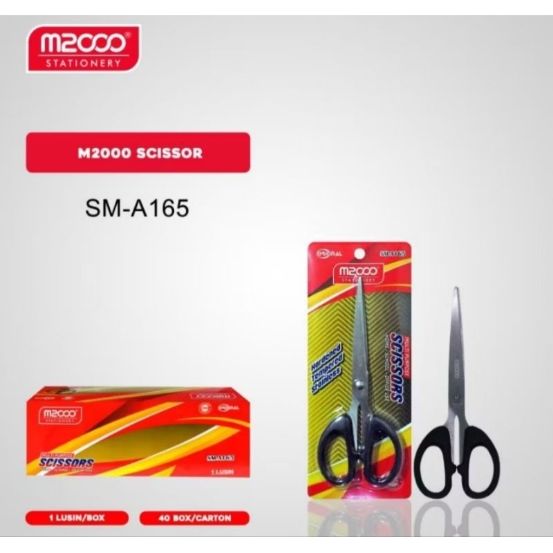 

Gunting M2000 SM-A165 Gunting M2000 Sedang - 12 Pcs
