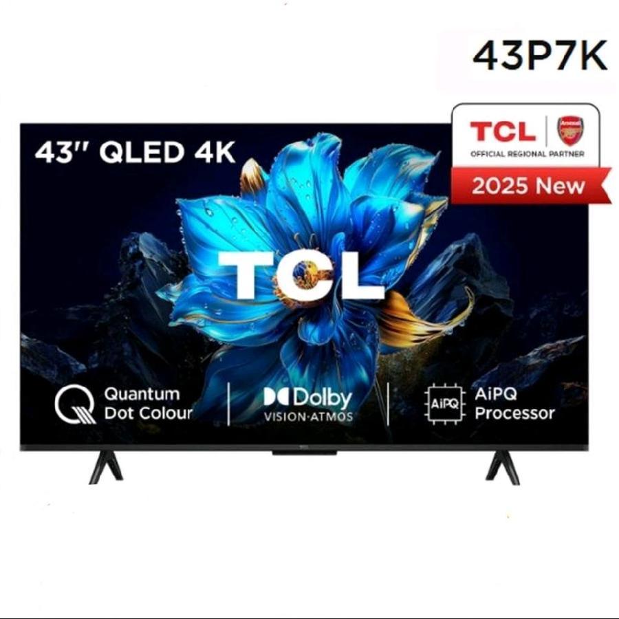 LED QLED UHD Google TV 43" TCL 43P7K | 43 P7K smart HDR10+ handsfree voice 4K inch in