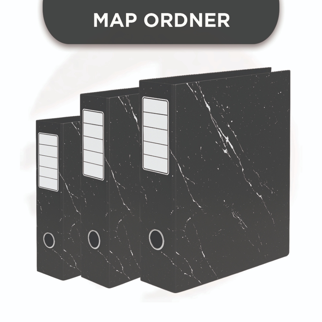 Map Ordner Hitam Folio / Quarto MS