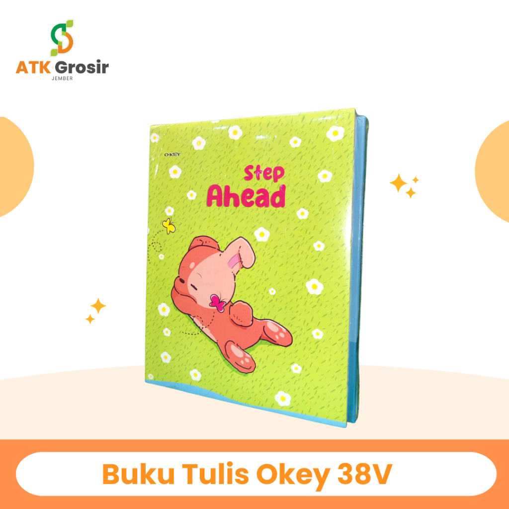 

Buku Tulis OKEY Oleh KIKY 38 Lembar (1 Pack Isi 10 Buku) (S:PAK)