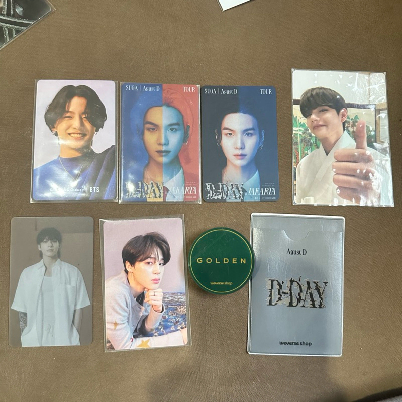 [SALE LAST STOCK] BTS Official Merchandise Photocard Jungkook Samsung Gift Suga D-Day Konser Jakarta