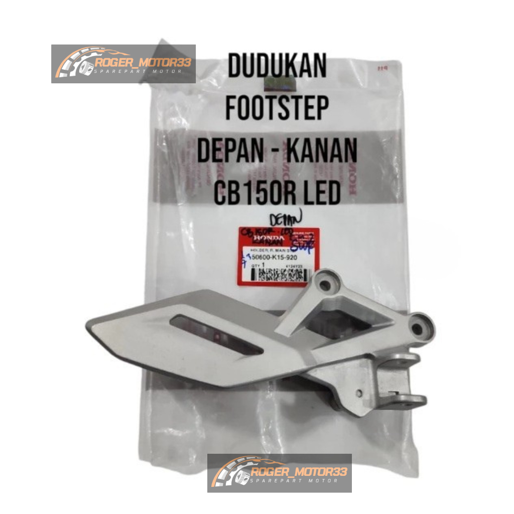 PANGKON DUDUKAN FOOTSTEP DEPAN KANAN CB150R CB 150 R LED HONDA ORIGINAL