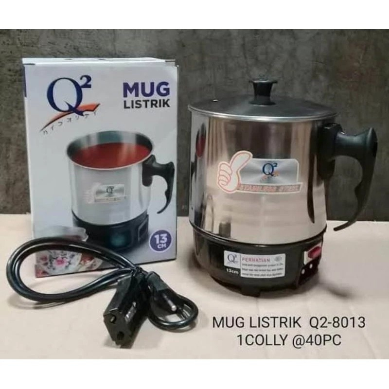 GELAS MUG LISTRIK Q2 11/12/13/14/15CM mug listrik serbaguna gelas listrik serbaguna