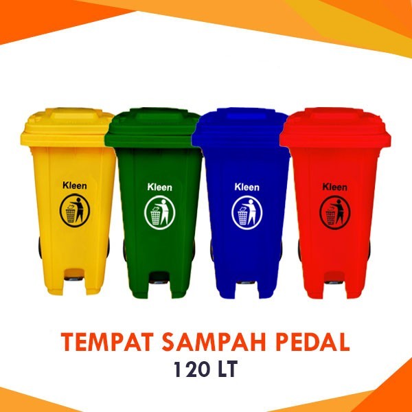 Tempat Sampah Injak 120 Liter / Garbage Bin Pedal 120 Liter