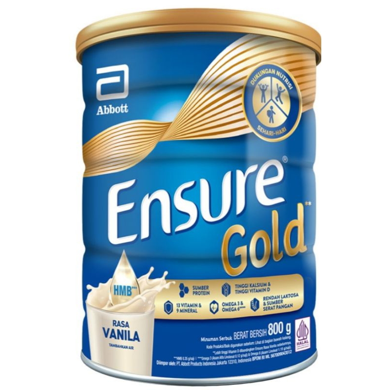 

Ensure Gold Nutrition Powder Fos Vanila 800G