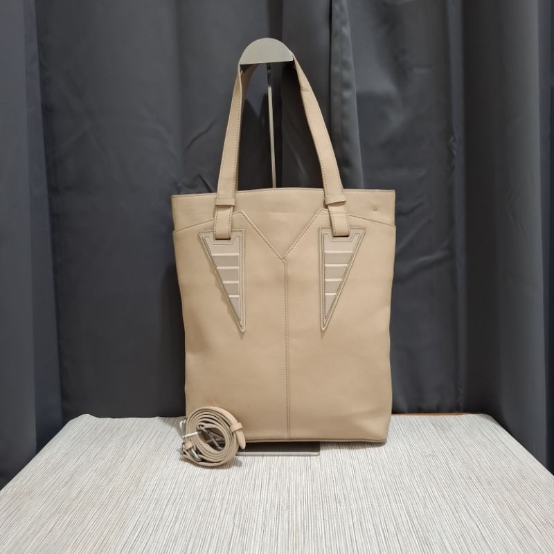 Lapalette X Cress E Dim Totebag Slingbag Kulit Asli in Beige