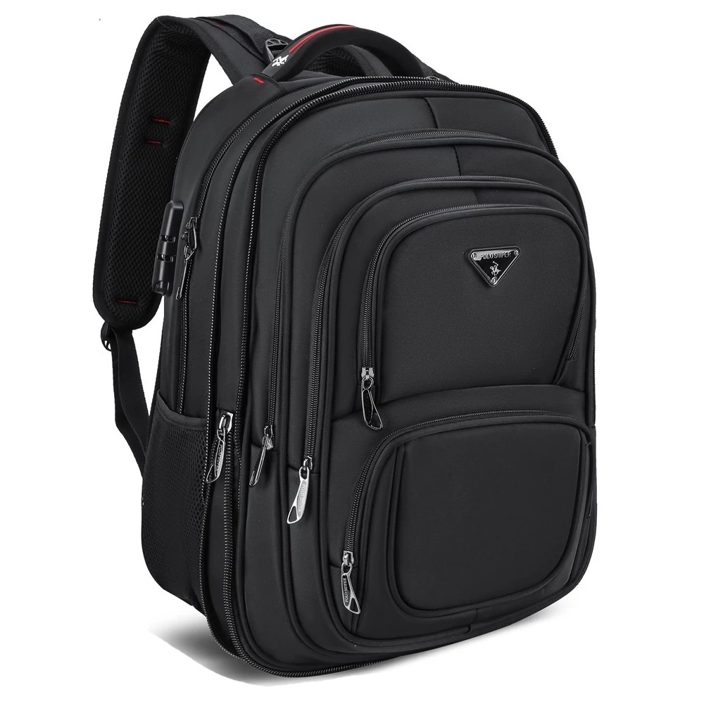 Tas Pria Ransel Polo Super Tas Laptop 20 inc Jumbo Expanding Tas Travel Polo Ransel Mudik Anti Air