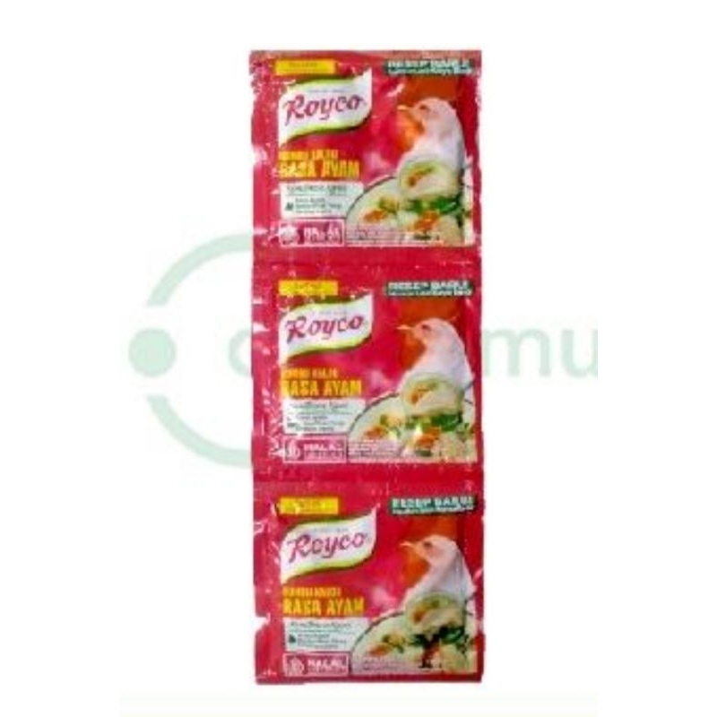 

Royco rasa ayam 8gr. isi 12 set renceng