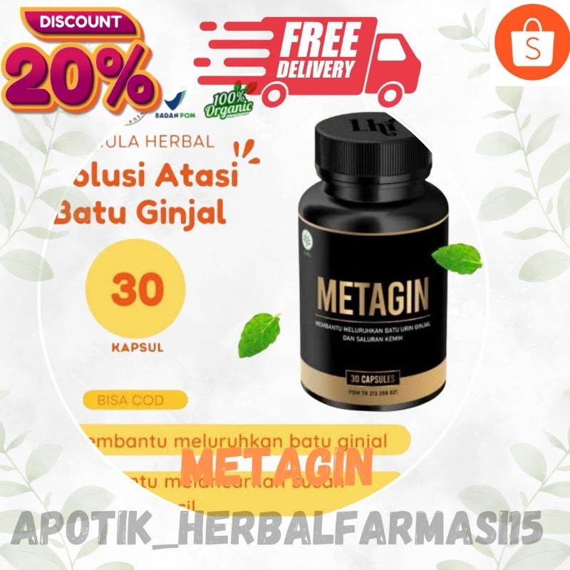 Metagin obat herbal ampuh menghancurkan batu ginjal