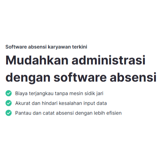 software absensi karyawan otomatis