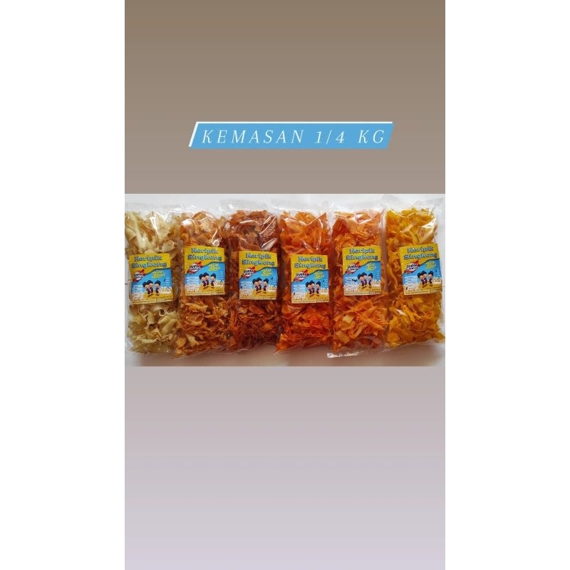 

KERIPIK SINGKONG 3UNYIL 250GRAM
