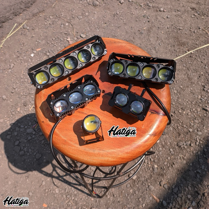 LAMPU TEMBAK UNIVERSAL LAMPU TEMBAK MATA BULAT NYALA KUNING-PUTIH BISA BUAT SEMUA MOTOR & MOBIL