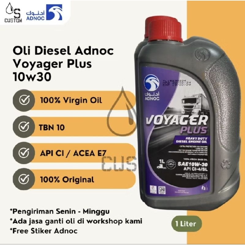 12 Liter Adnoc Voyager Plus 10w30