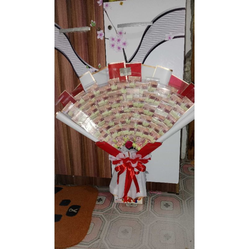 [Raedy/Langsung dikirim] Kerangka Buket Uang JUMBO 50,slot/ Buket uang kosong isi 50,Lembar