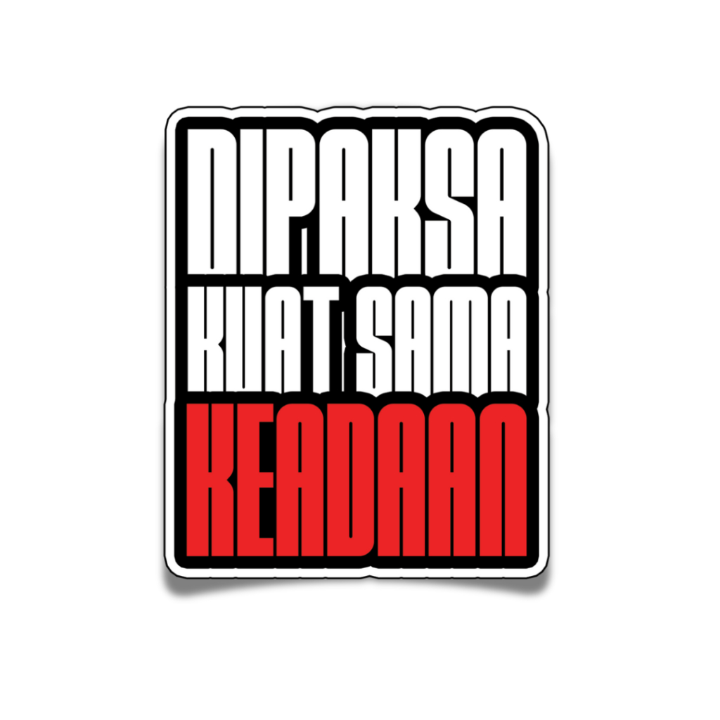 

Stiker Kantoran - “Kerja Kok Gini” Series - keadaan