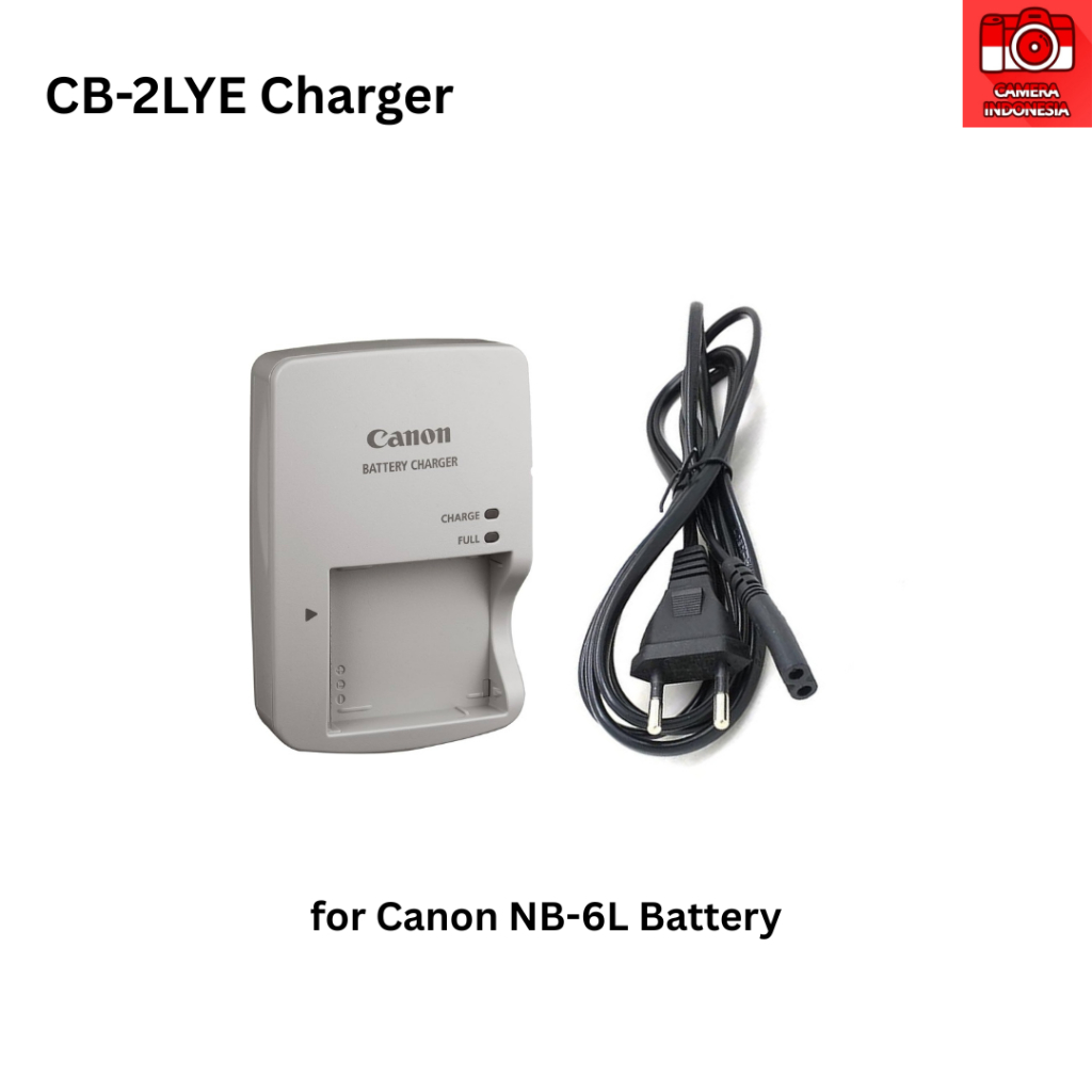 Charger CB-2LYE Baterai NB-6L Kamera Canon PowerShot D10, D20, D30, S90, S95, S120, S200, SD770 is, 