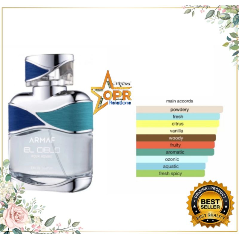 Parfum Original Import OPR Armaf El Cielo Pour Homme EDP 100ml
