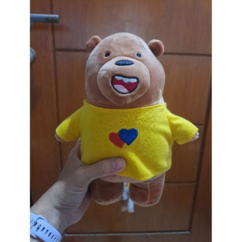 Boneka grizzly miniso new tag