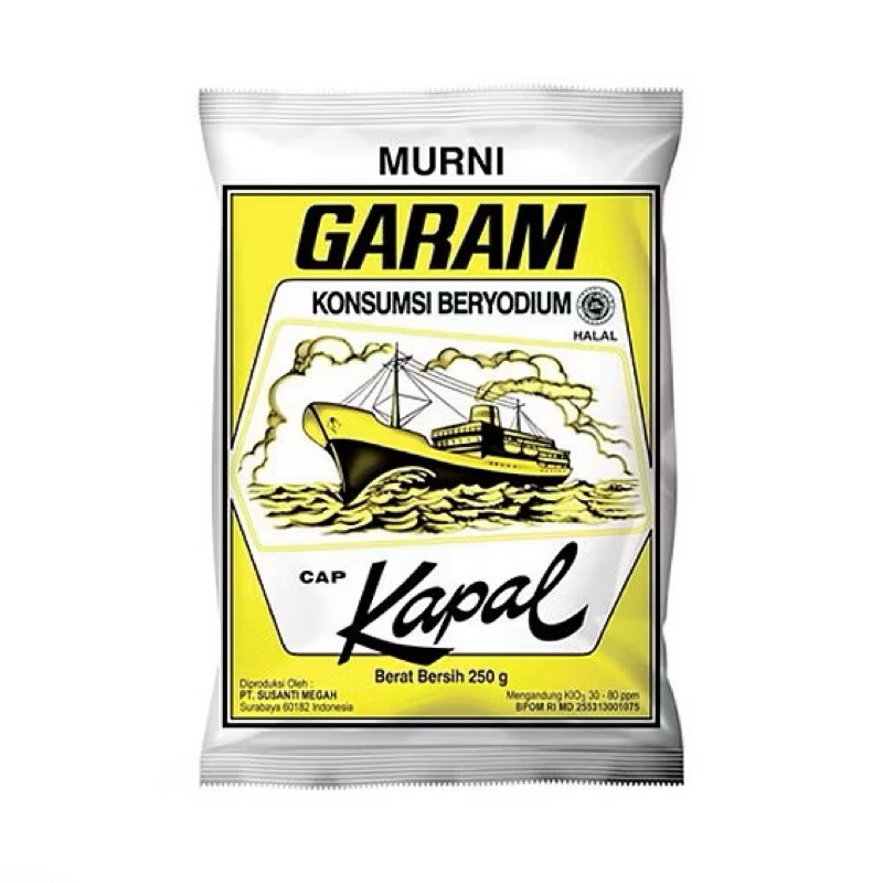

Garam Cap Kapal 250gr - Beryodium