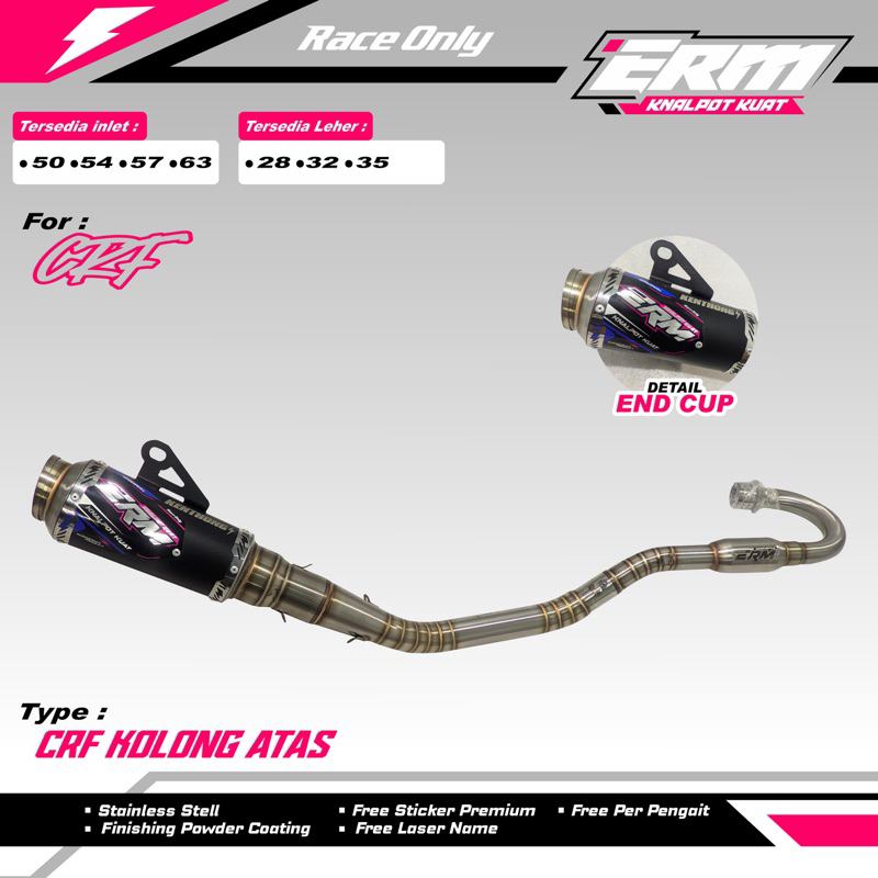 KNALPOT CRF / KLX KOLONG ATAS