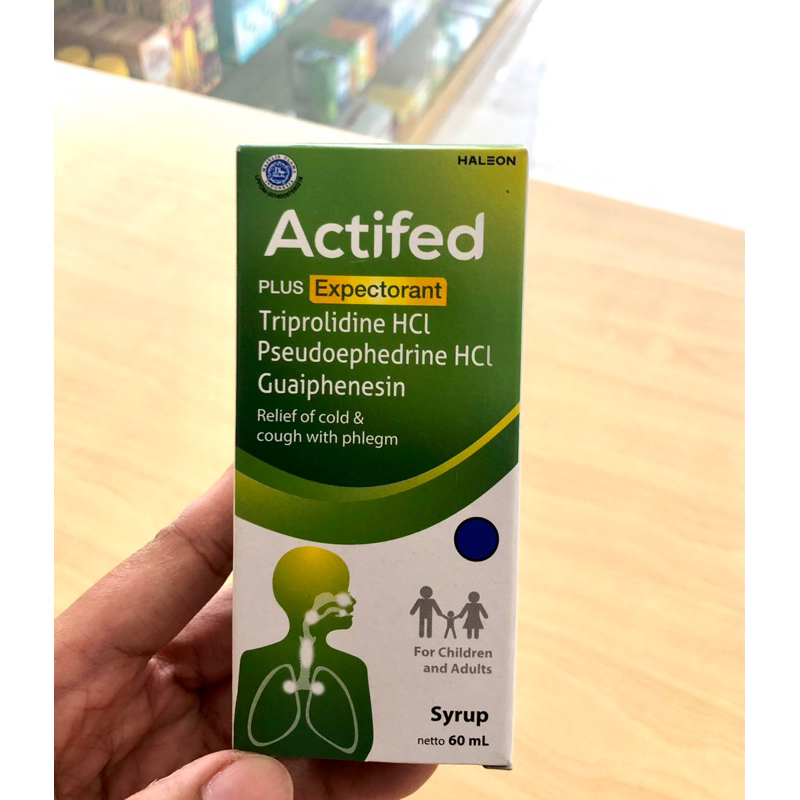 Actifed Sirup Expectorant Hijau Batuk Berdahak