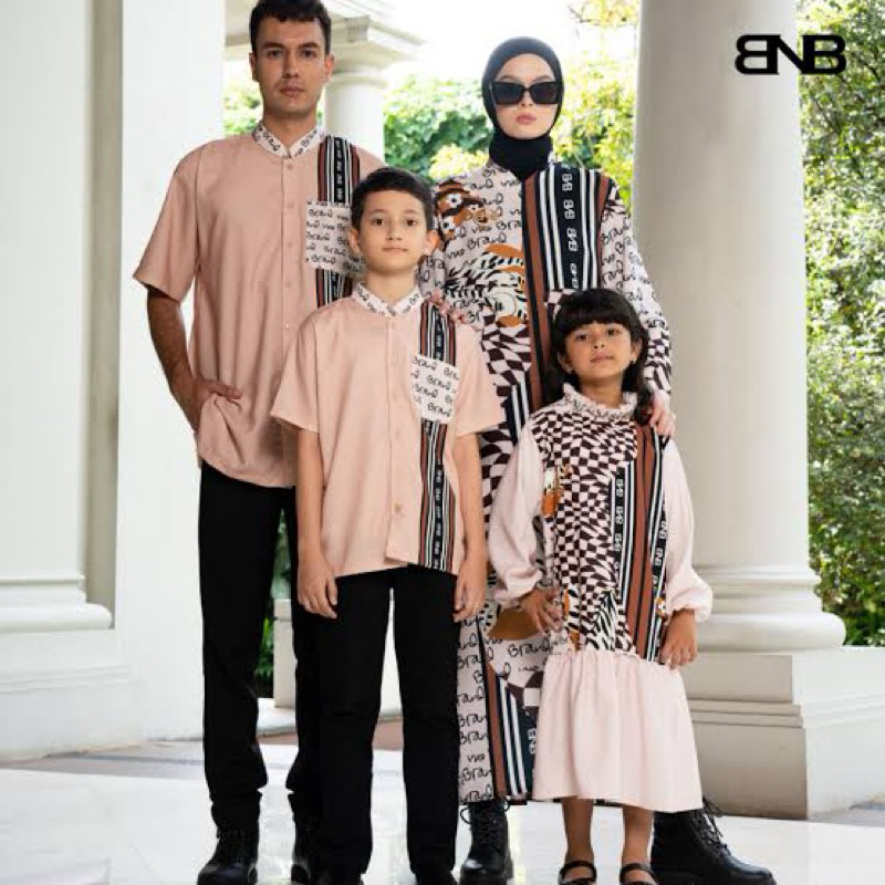bnb raydheen dress ibu size M 1x pakai buat foto saja