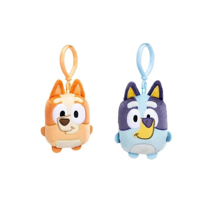Bluey Mini Keychain Clip On Plush Bag Charm