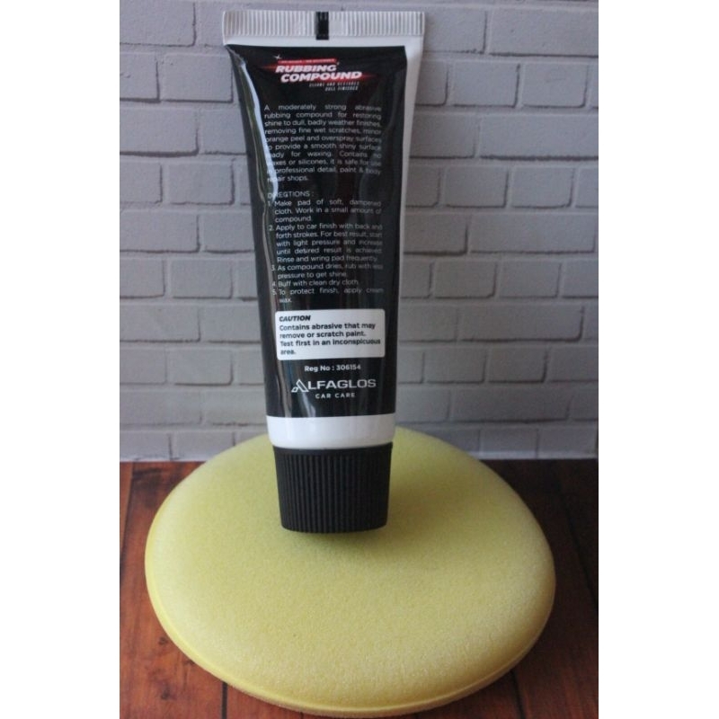 rubbing coumpond kit spon penghilang baret bodi motor mobil