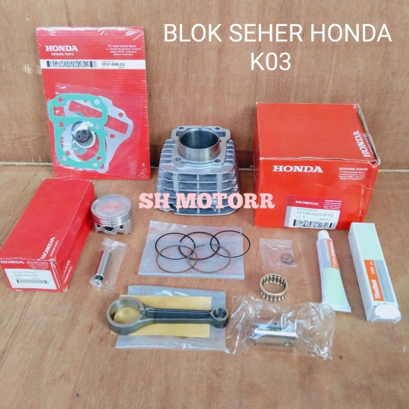 BLOK SEHER K03 Motor HONDA REVO FI INJEKSI REVO FIT FI INJEKSI