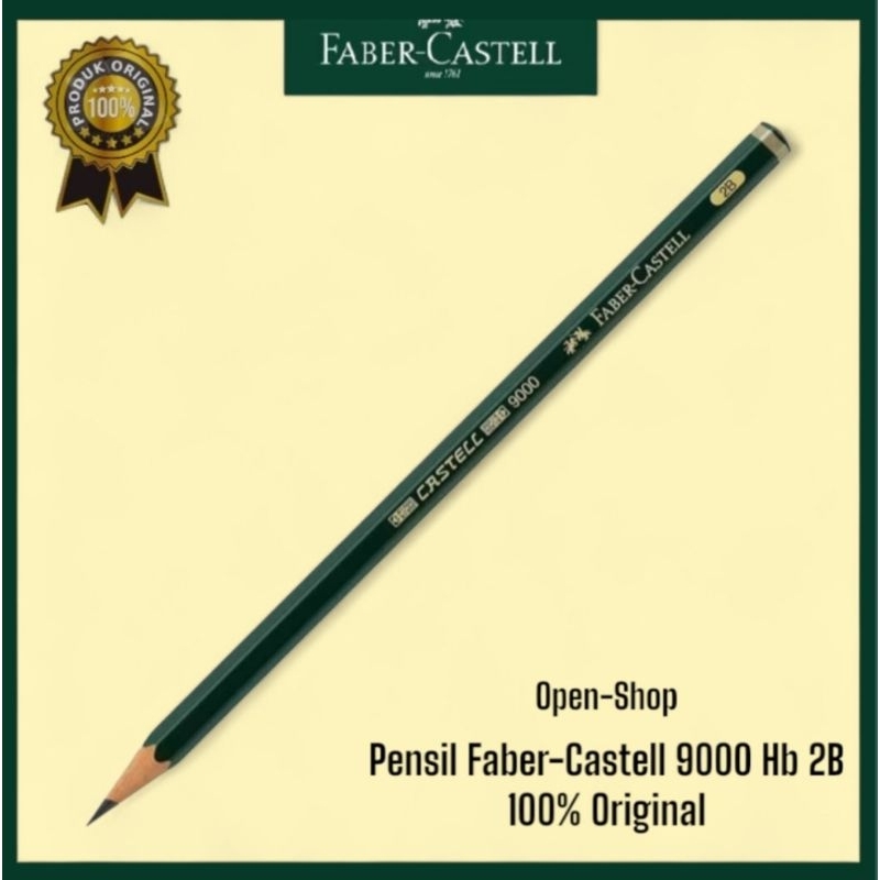 

Pensil Kayu Faber Castell 9000 Hb 2B /1pcs 100% Original