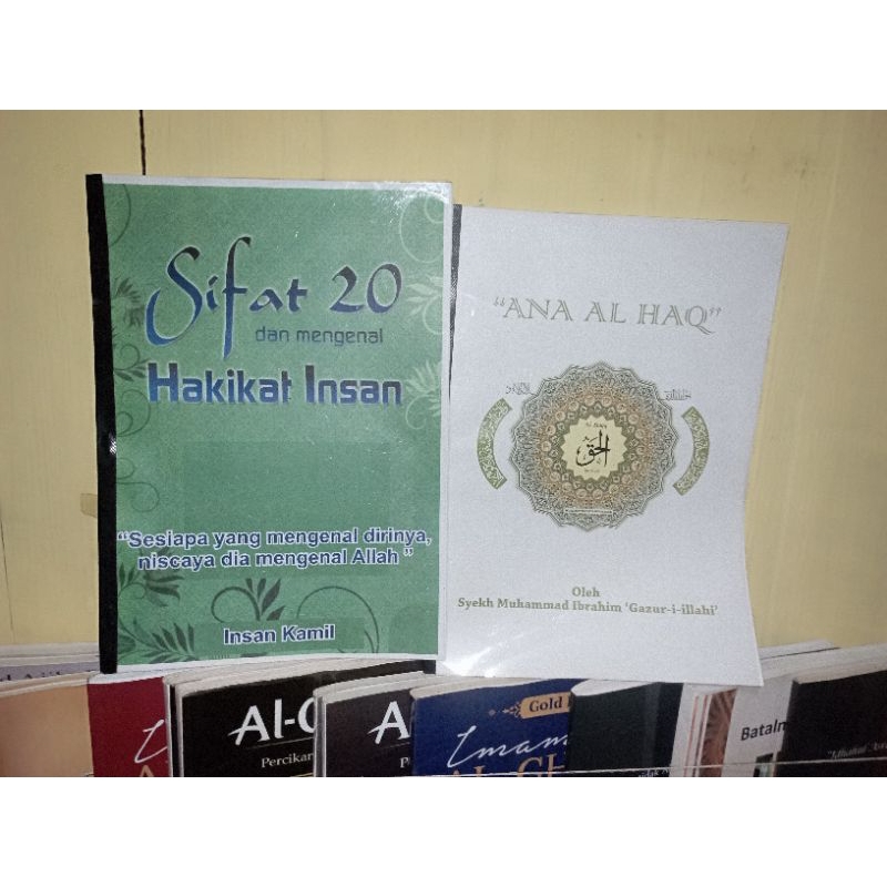 2 Kitab Tasawuf Ana Al Haq dan SIFAT 20 Hakikat Insan