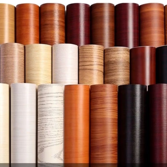 Stiker Lemari Furniture Motif Kayu