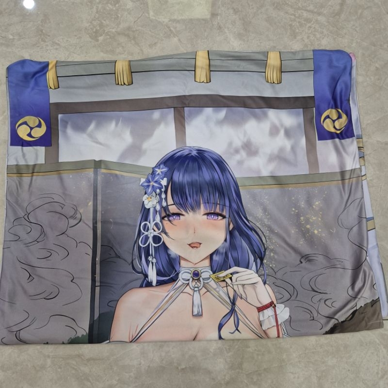 Dakimakura (NSFW) Genshin Impact - Raiden Shogun 180x60 2WT 2 Way Tricot