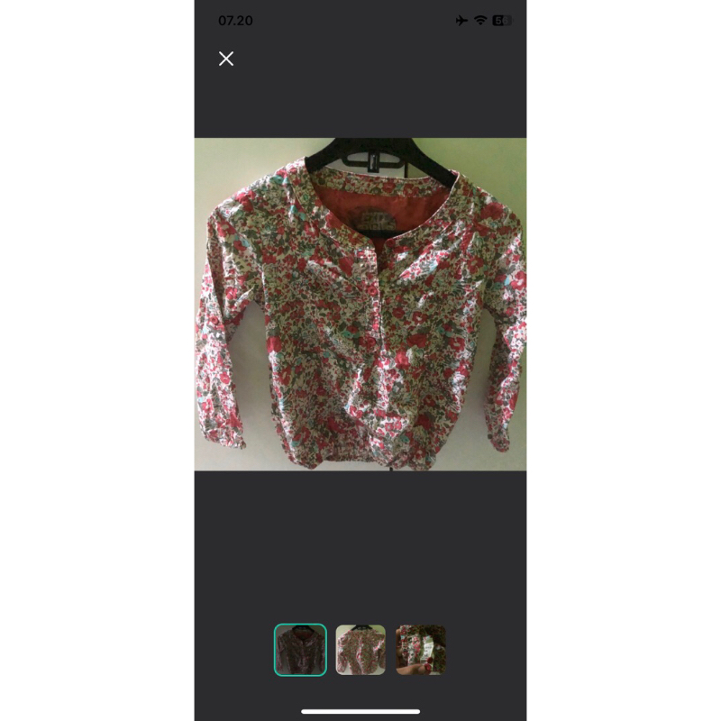 Preloved Kemeja Anak Perempuan Merk Exit