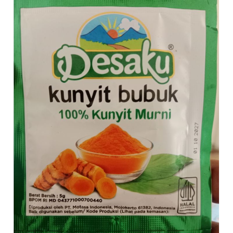 

Kunyit Bubuk Desaku Renceng 5 Gram (12 pcs)
