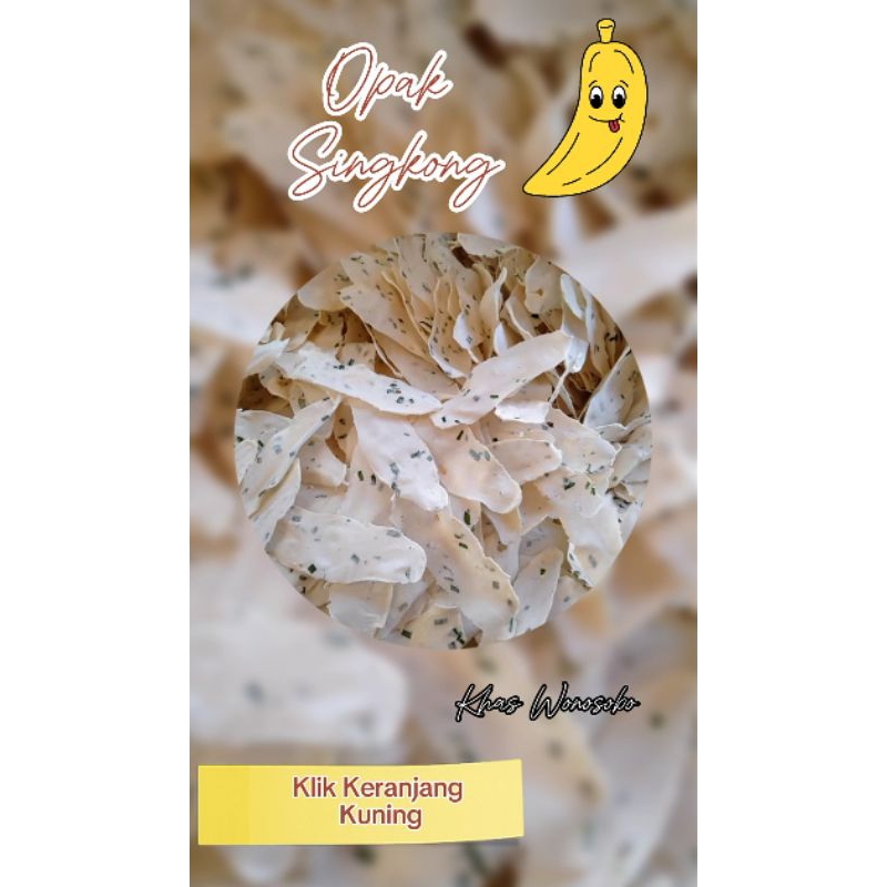 

Opak Singkong Khas Wonosobo 500gram