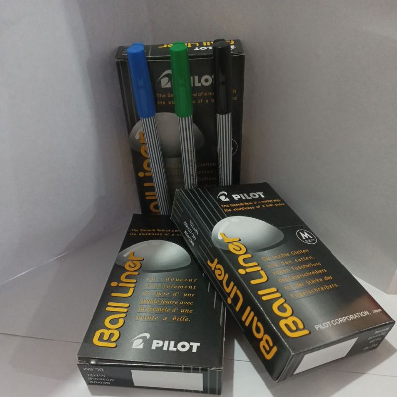 

pen pilot balliner 0,8(hitam,merah,biru) harga per pcs