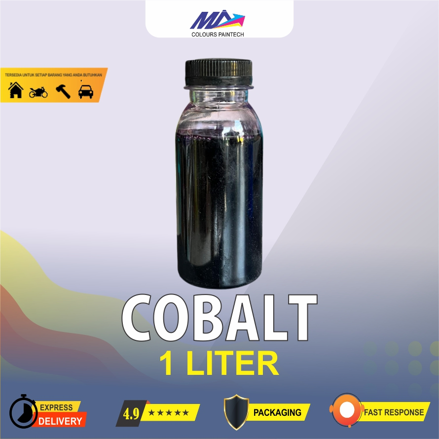 Cobalt Blue UKURAN 200 CC | 100 CC / Cobalt Resin Fiber Glass / Kobal / Promotor Resin Fiber Glass