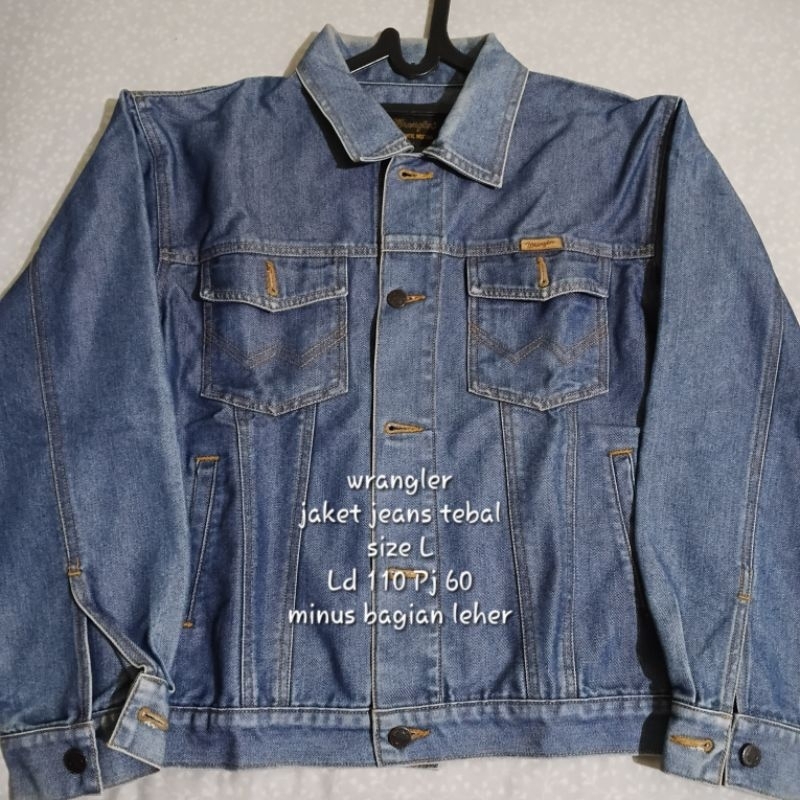 Jaket Jeans Wrangler / Pierrox