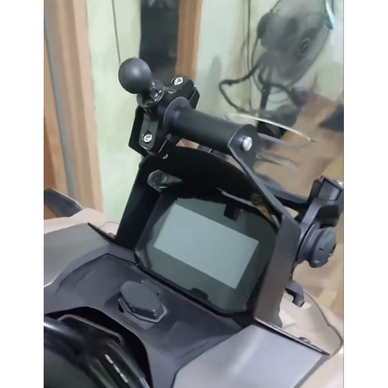 BREKET HOLDER HONDA ADV 150 ADV 160 HOLDER HP HONDA ADV160 HOLDER HP ADV150 BREKAT HOLDER GPS HONDA 