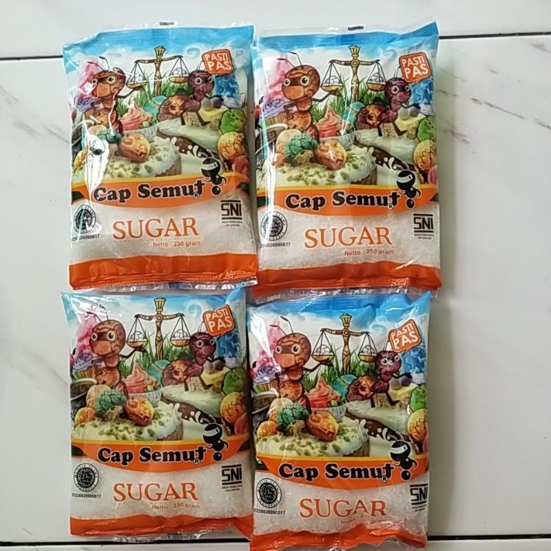 

Gula Pasir Cap Semut 250 gr / 500 gr/ Gula kristal Cocok buat hampers