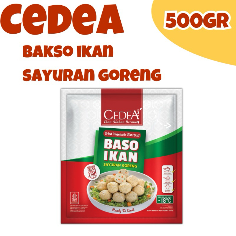 

(KHUSUS INSTAN) Cedea Bakso Ikan Sayuran Goreng//Bakso Sayur Goreng