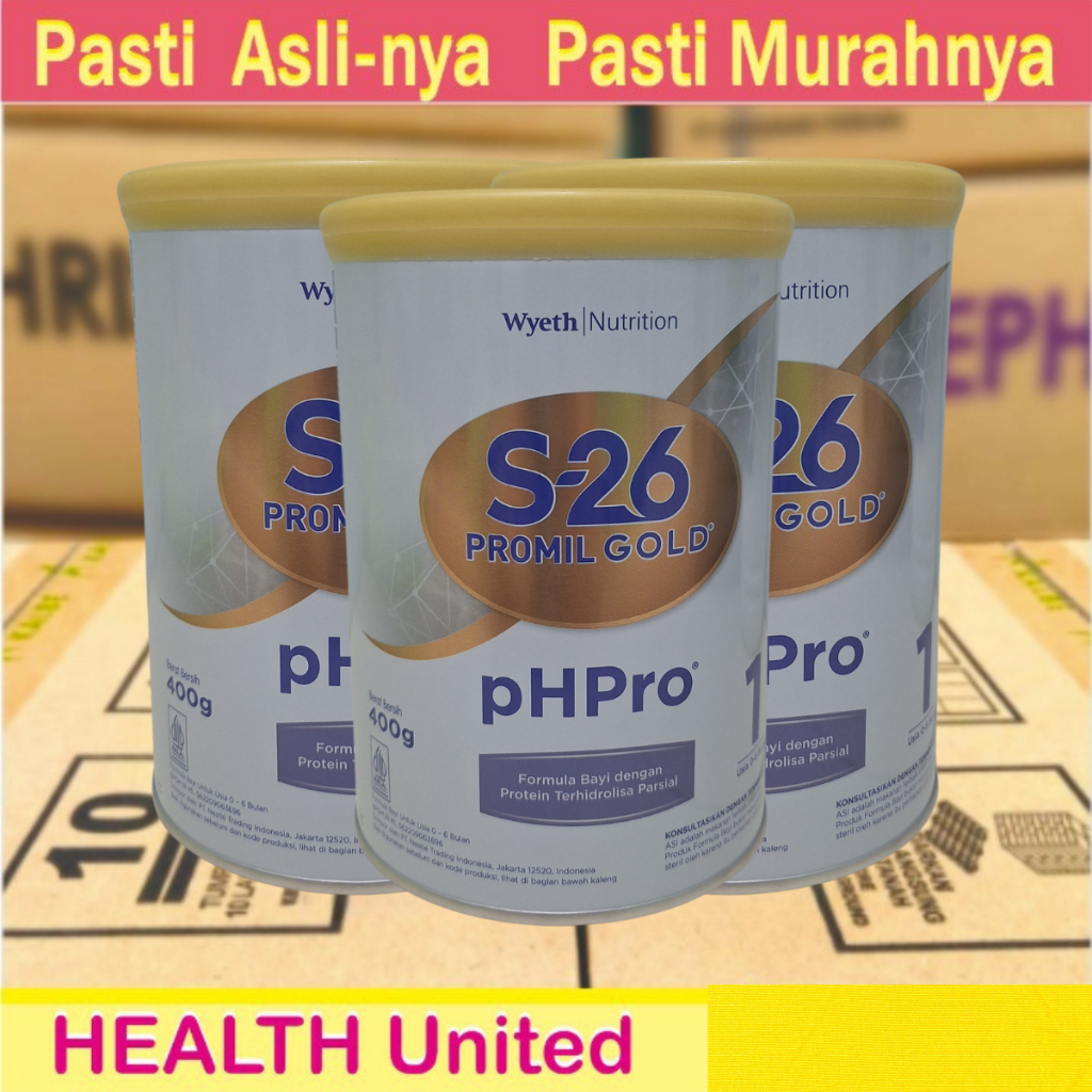 NAN pHPro / S-26 Promil Gold pHPro 1 400 g (Susu Formula 0-6 bulan)