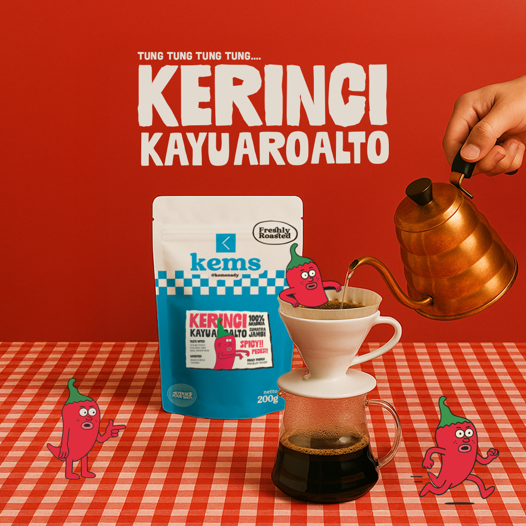 

Kopi Indonesia Kerinci Kayu Aro 200 gr