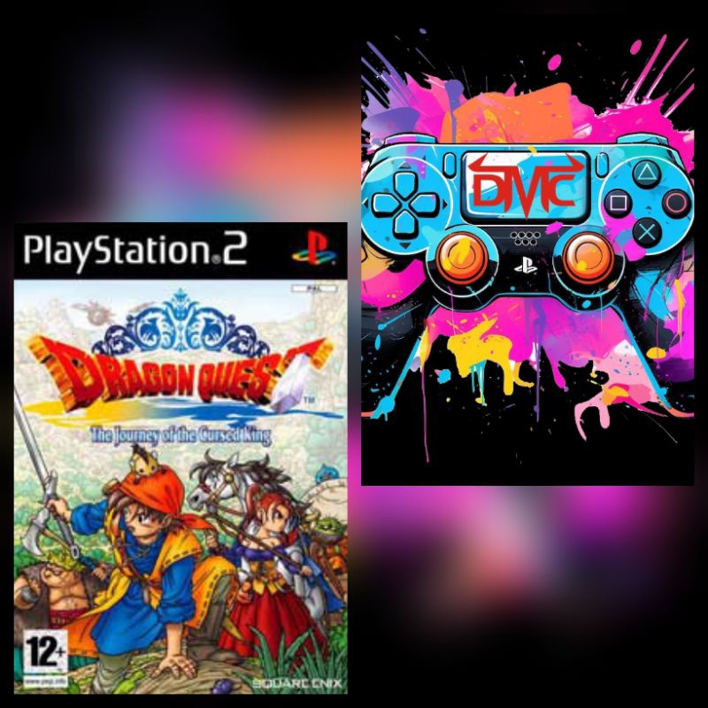KASET PS2 DRAGON QUEST FAT DAN SLIM