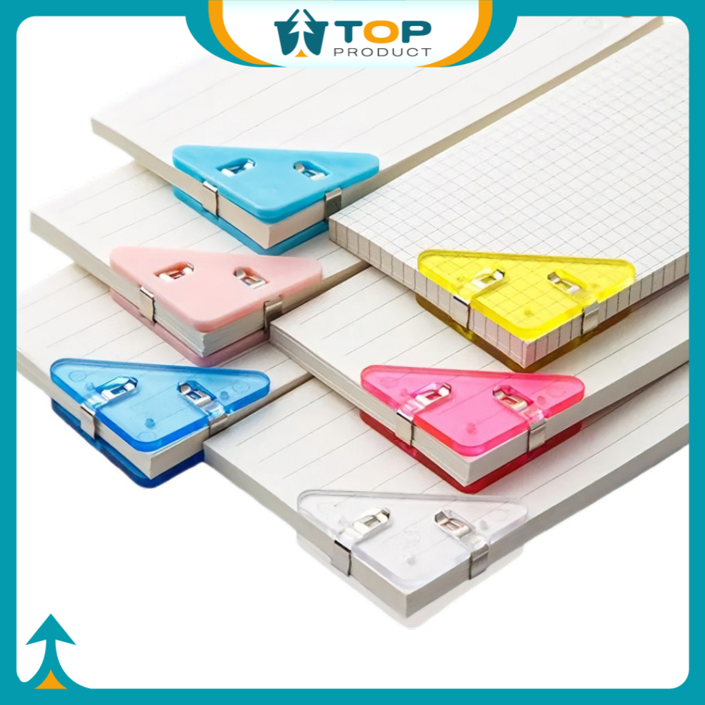 

Binder Klip Kertas Segitiga Paper Clip Sudut Kertas Akrilik Clips Book & Paper Corner ATK3016