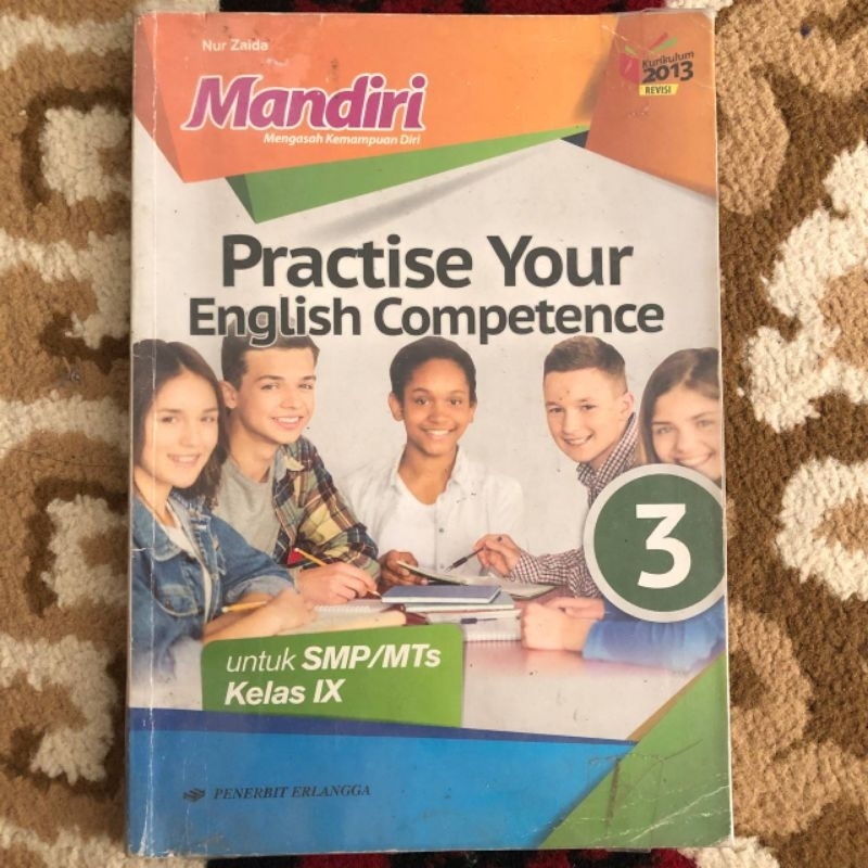 [Preloved] Buku Practice Your English Competence Erlangga SMP Kelas 8 (Kelas 2)